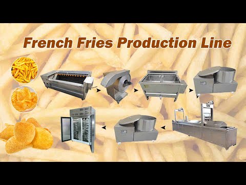 French fries production process | small french fries production line | frozen french fries line