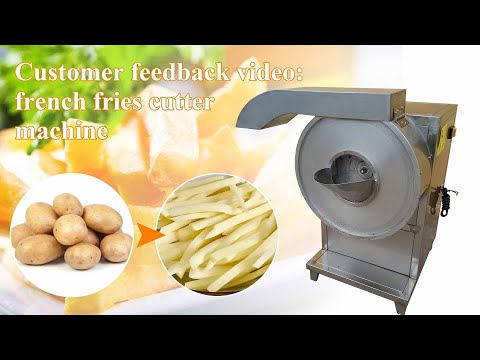 Small french fries finger chips cutter machine from Turkey Kenya customers | potato cutting machine