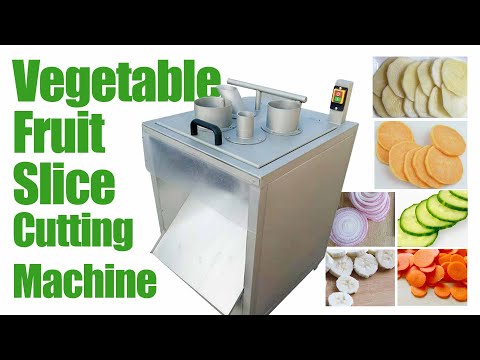 Vegetable fruit slicer cutting machine|plantain potato onion carrot cassava cucumber slicing machine