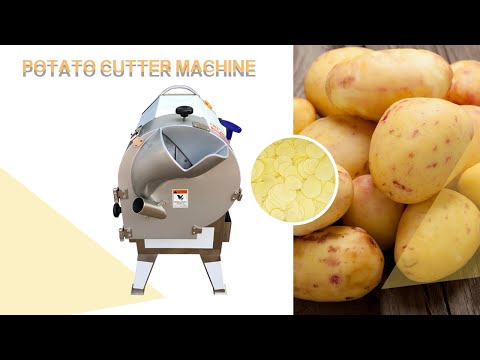 Máquina cortadora de patatas/cortadora de patatas fritas con buen efecto de corte/rebanadora de patatas fritas