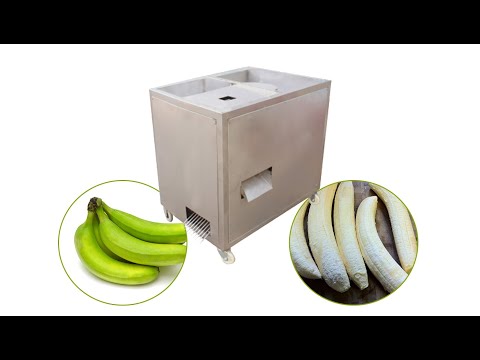 High capacity sus 304 green banana plantain peeling machine