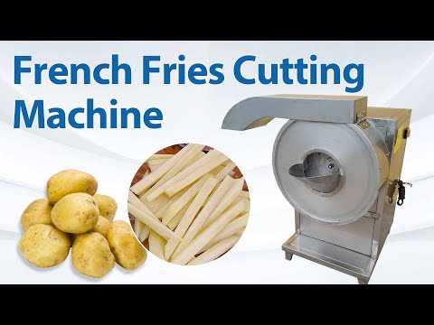 Industrial French fries cutting machine | small potato cassava taro chips cutting machine (3-12mm)
