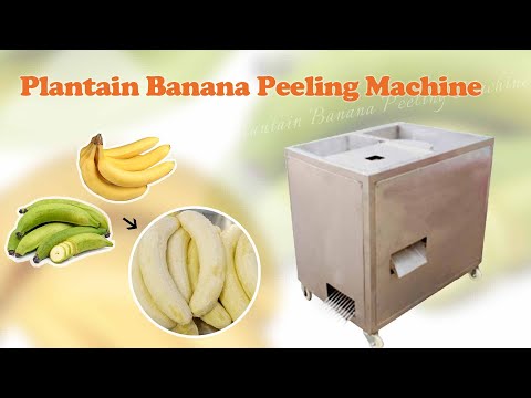 Hot-sale automatic green plantain banana peeling machine fit for various banana sizes at best price