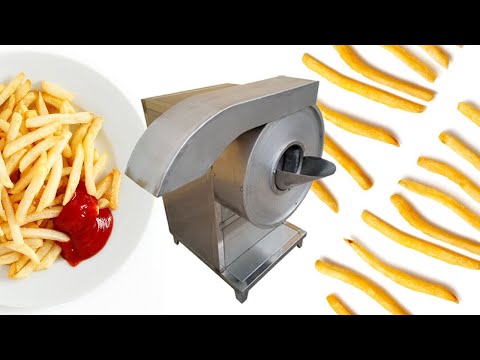 Cortador de batatas fritas/máquina de corte de batata doce/cortador de batata frita