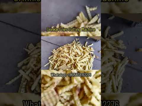 Crinkle Fries Cutter Machine for making special french fries | french fries cutting machine
