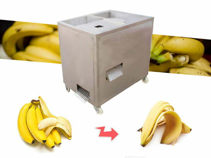 Green banana plantain peeling machine