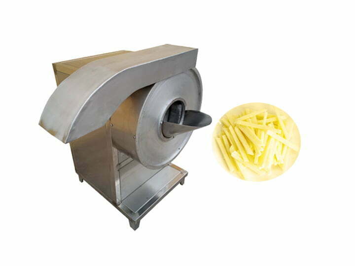 Machine de découpe de bandes de pommes de terre