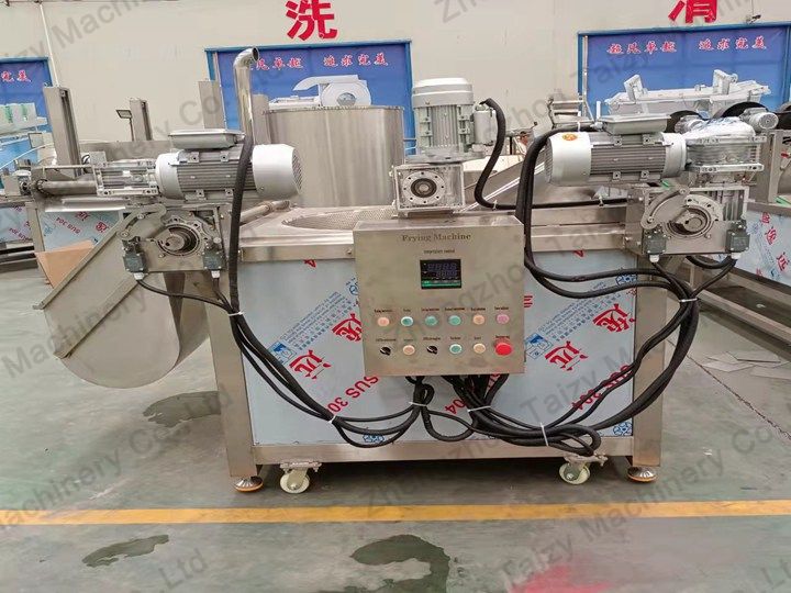 Batch type fryer for potato chips and french fries