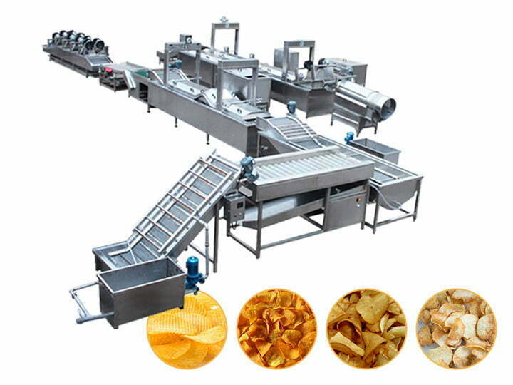 potato chips processing plant
