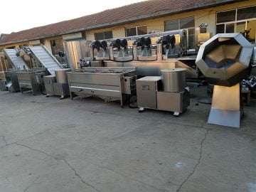 200kg small potato chips processing plant in Pakistan