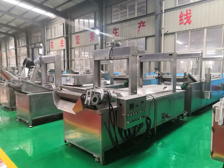 Taizy factory of fried food processing machines