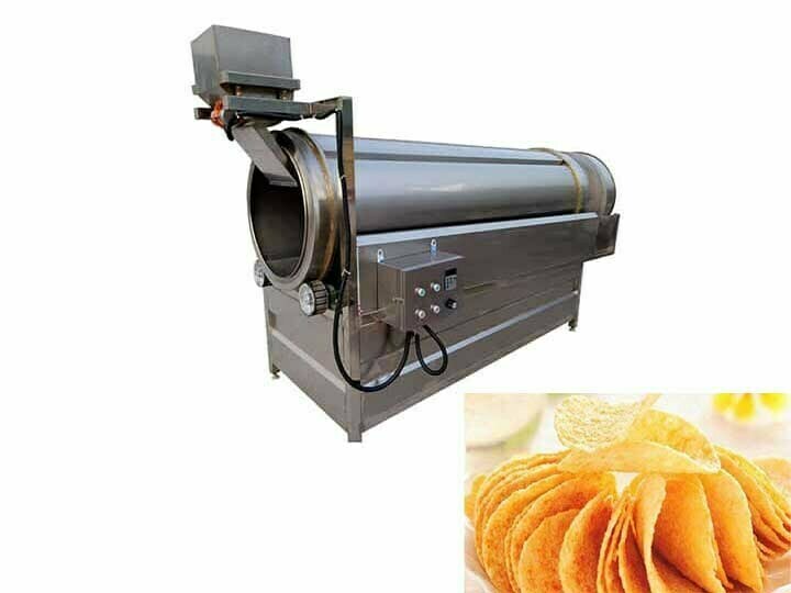 chips flavoring machine and flavored chips