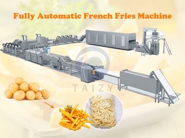frozen french fries making machine
