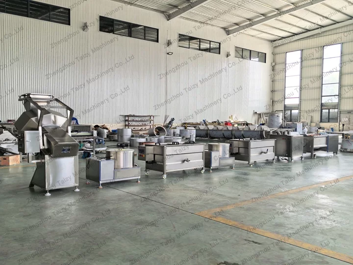 potato chips processing line for exporting